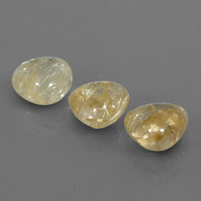 Achetez naturel ct jaune quartz rutilé gems, transparent, en provenance inde chez gemselect. en stock, livraison internationale!