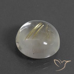 Quartz rutile Jaune pâle naturelle Tour, 9.47 ct, Transparent