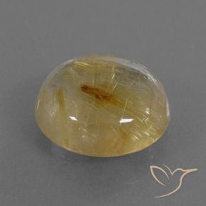 Quartz rutile Marron doré très clair naturelle Tour, 7.25 ct, Transparent