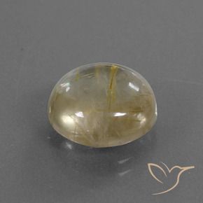 Quartz rutile Marron doré très clair naturelle Tour, 7.50 ct, Transparent