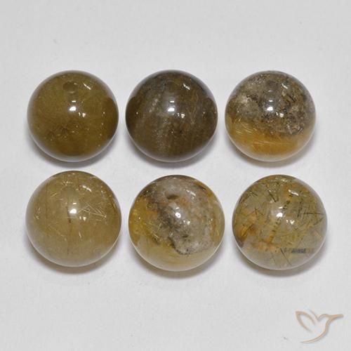 Shop natural 21.41ct Brun moyen Quartz rutile gems, Sphère / Boule, from Inde at GemSelect. In stock, global shipping!