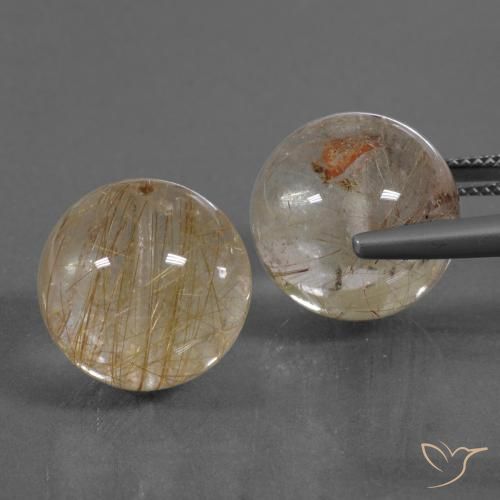 Shop natural 40.58ct Marron chaud Quartz rutile gems, Sphère / Boule, from Inde at GemSelect. In stock, global shipping!