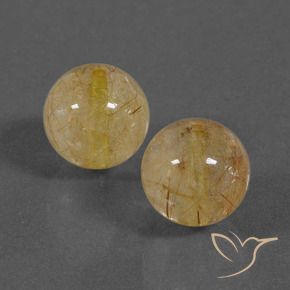 Shop natural 14.10ct Brun orangé Quartz rutile gems, Sphère / Boule, from Inde at GemSelect. In stock, global shipping!