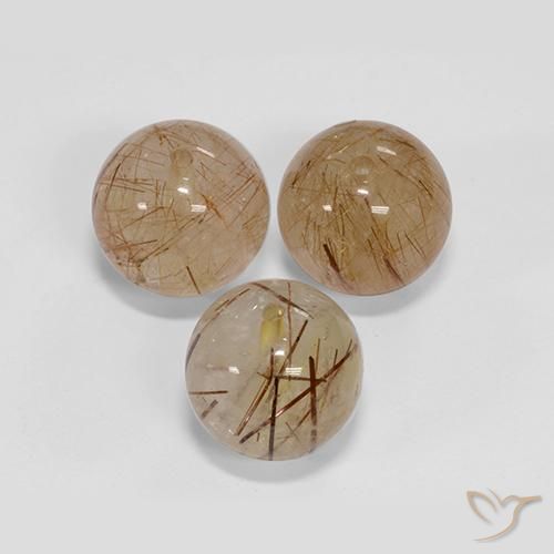 Shop natural 25.54ct Marron très clair Quartz rutile gems, Sphère / Boule, from Inde at GemSelect. In stock, global shipping!