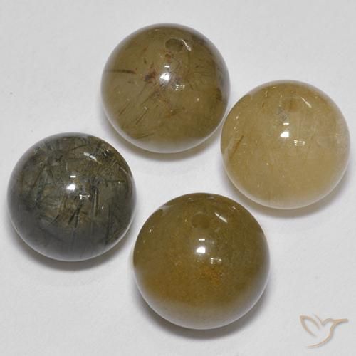 Shop natural 17.91ct Brun Quartz rutile gems, Sphère / Boule, from Inde at GemSelect. In stock, global shipping!
