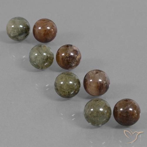 36.32ctw Naturel Multicolore Quartz rutile, Sphère / Boule, Translucide