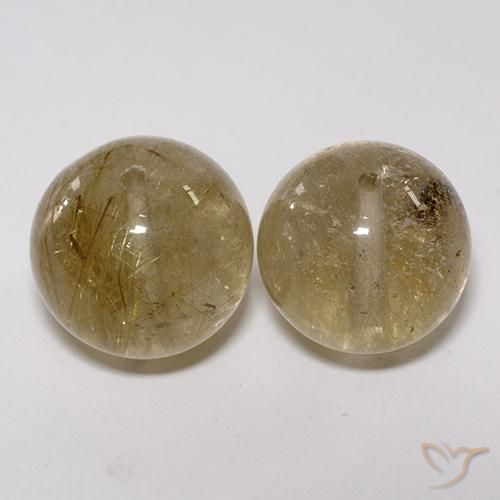 Shop natural 27.60ct Marron doré très clair Quartz rutile gems, Sphère / Boule, from Inde at GemSelect. In stock, global shipping!