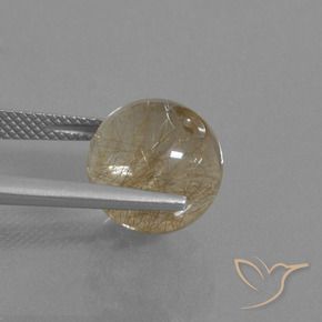Quartz rutile Marron doré très clair naturelle Sphère / Boule, 10.50 ct, Transparent