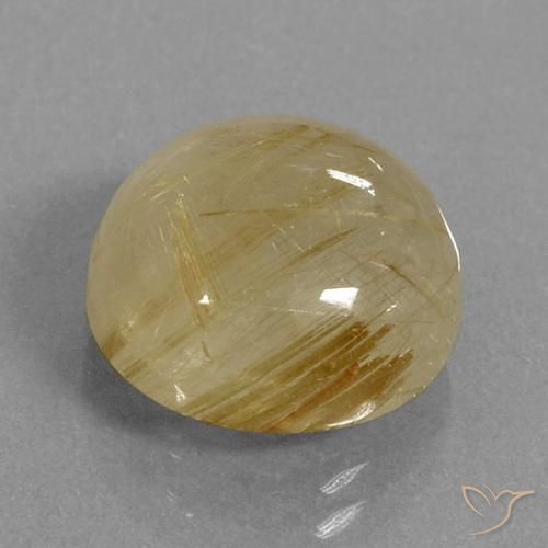 Quartz rutile Jaune Dijon naturelle Tour, 9.04 ct, Transparent