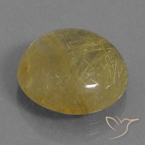 Quartz rutile Marron doré très clair naturelle Tour, 9.34 ct, Transparent