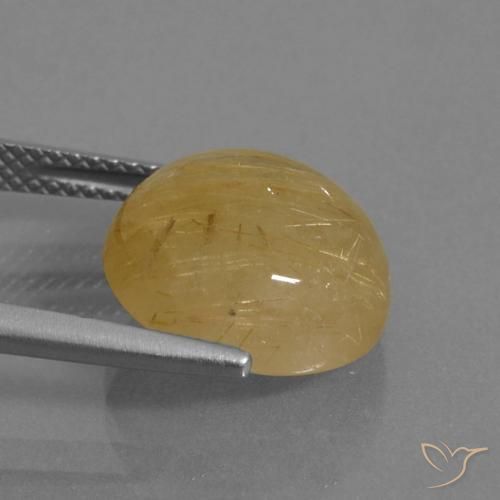 Quartz rutile Or moyen naturelle Tour, 7.98 ct, Transparent