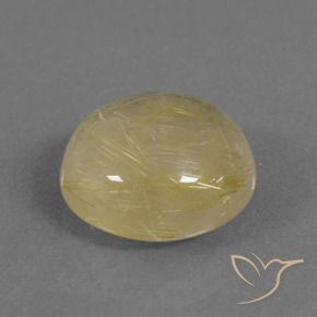 Quartz rutile Jaune Toscane naturelle Tour, 9.58 ct, Transparent