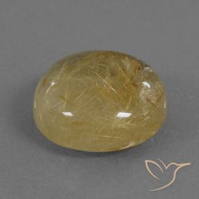 Quartz rutile Or moyen naturelle Tour, 12.46 ct, Translucide