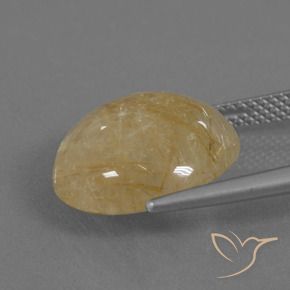 Quartz rutile Jaune doré naturelle Tour, 9.41 ct, Translucide
