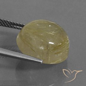 Quartz rutile Jaune Toscane naturelle Tour, 11.66 ct, Transparent