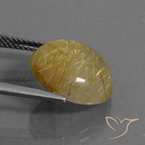 Quartz rutile Or naturelle Tour, 7.70 ct, Transparent