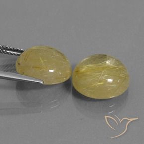 Shop natural 15.21ct Jaune clair Quartz rutile gems, Tour, from Inde at GemSelect. In stock, global shipping!