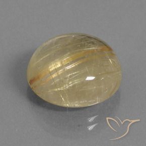 Quartz rutile Marron doré très clair naturelle Tour, 14.48 ct, Transparent