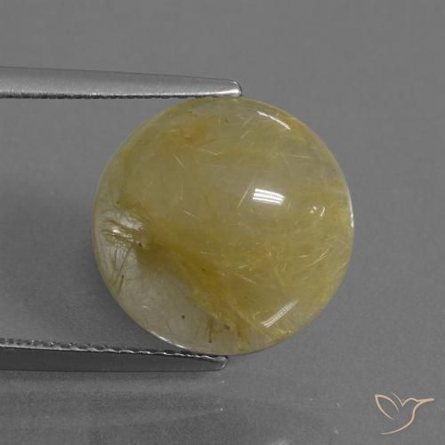 5.98ct Naturel Or moyen Quartz rutile, Tour, Translucide