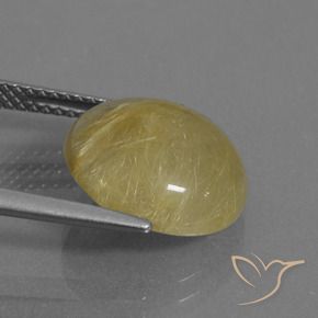 Quartz rutile Or moyen naturelle Tour, 5.98 ct, Translucide