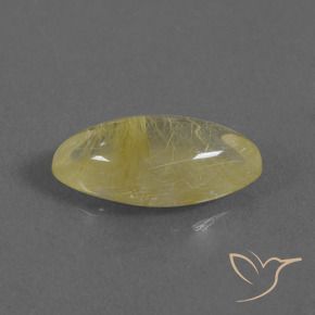 Quartz rutile Jaune terreux léger naturelle Marquise, 5.01 ct, Transparent