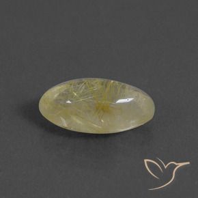 Quartz rutile Jaune pâle naturelle Marquise, 3.97 ct, Transparent