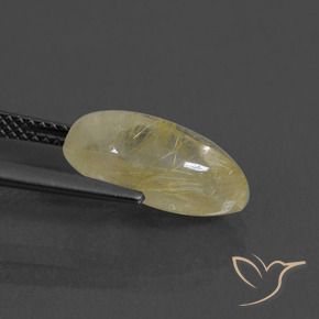 Quartz rutile Jaune pâle naturelle Marquise, 3.97 ct, Transparent