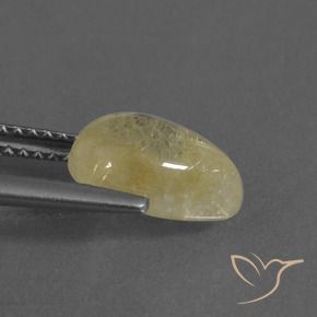 Quartz rutile Jaune clair naturelle En forme de poire, 2.36 ct, Transparent