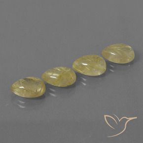 Shop natural 9.03ct Jaune terreux léger Quartz rutile gems, En forme de poire, from Inde at GemSelect. In stock, global shipping!