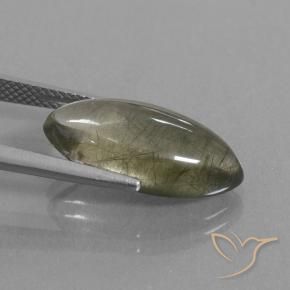 Quartz rutile Clair avec inclusion naturelle Marquise, 7.80 ct, Transparent