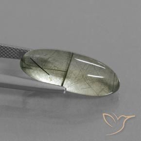 Quartz rutile Vert clair naturelle Marquise, 8.76 ct, Transparent