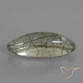 Quartz rutile Vert clair naturelle Marquise, 9.05 ct, Transparent