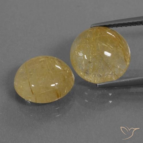8.46ctw Naturel Or moyen Quartz rutile, Tour, Transparent, Photo A