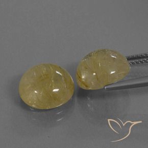 Shop natural 9.84ct Jaune terreux Quartz rutile gems, Tour, from Inde at GemSelect. In stock, global shipping!