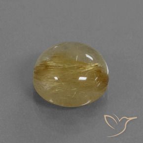 Quartz rutile Jaune terreux naturelle Tour, 5.40 ct, Transparent