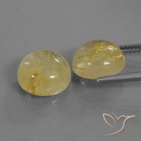 Shop natural 10.70ct Jaune terreux Quartz rutile gems, Tour, from Inde at GemSelect. In stock, global shipping!