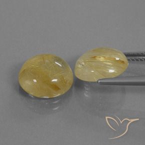 Shop natural 8.61ct Jaune pâle Quartz rutile gems, Tour, from Inde at GemSelect. In stock, global shipping!