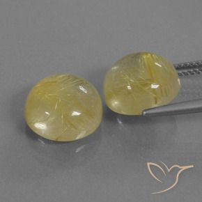 Shop natural 11.53ct Jaune terreux Quartz rutile gems, Tour, from Inde at GemSelect. In stock, global shipping!