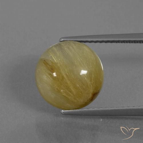 6.04ct Naturel Doré vif Quartz rutile, Tour, Translucide