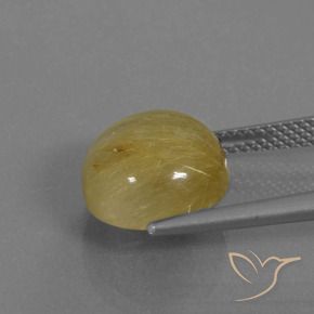 Quartz rutile Doré vif naturelle Tour, 6.04 ct, Translucide