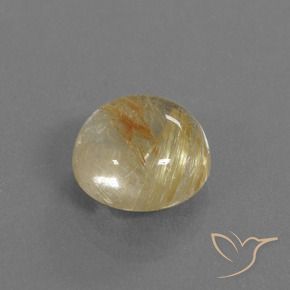 Quartz rutile Marron chaud naturelle Tour, 5.53 ct, Transparent
