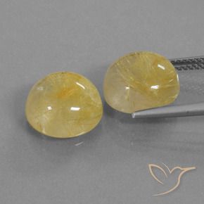Shop natural 10.89ct Jaune pâle Quartz rutile gems, Tour, from Inde at GemSelect. In stock, global shipping!