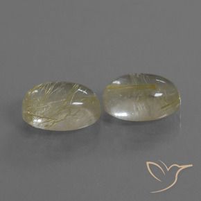 Shop natural 11.22ct Jaune clair Quartz rutile gems, ovale, from Inde at GemSelect. In stock, global shipping!
