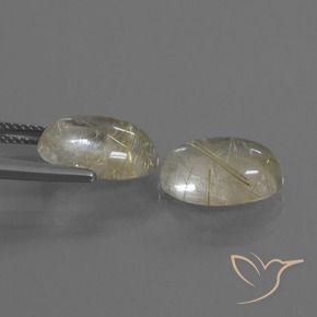 Shop natural 9.16ct Jaune clair Quartz rutile gems, ovale, from Inde at GemSelect. In stock, global shipping!