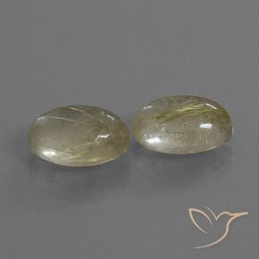 Shop natural 10.24ct Jaune Toscane Quartz rutile gems, ovale, from Inde at GemSelect. In stock, global shipping!