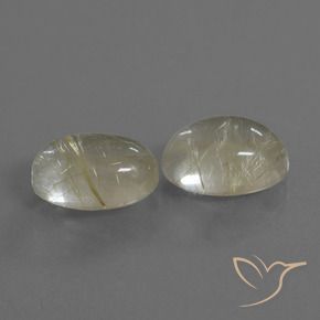 Shop natural 11.00ct Jaune clair Quartz rutile gems, ovale, from Inde at GemSelect. In stock, global shipping!