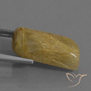 Quartz rutile Jaune Dijon naturelle Fantaisie, 9.81 ct, Opaque