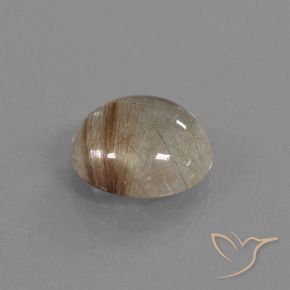 Quartz rutile Marron chaud naturelle Tour, 4.31 ct, Transparent