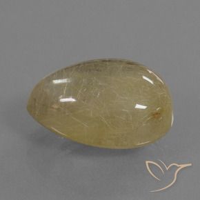 Quartz rutile Light Dijon Yellow naturelle Fantaisie, 14.00 ct, Transparent