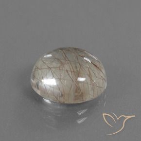Quartz rutile Marron très clair naturelle Tour, 6.66 ct, Transparent
